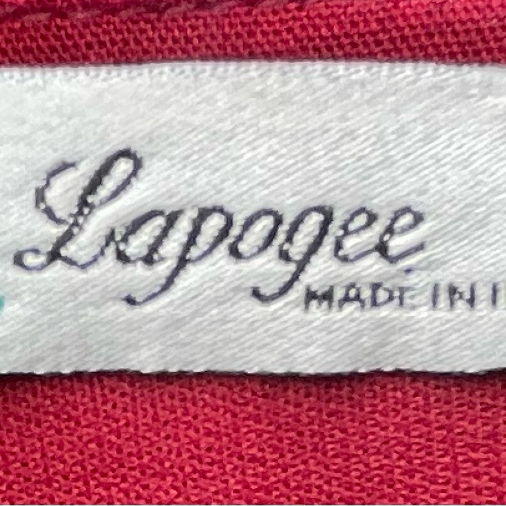 Lapogee  Dress Womens Medium Red and Gold Boho Maxi Floral Print. Sz.Medium - Picture 5 of 8